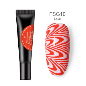 BORN PRETTY Nail Stamping Gel Polish 8ml Black White Stamp Print Oil UV Gel Lacquer Soak Off Varnish for Nail Art Stamping Plate