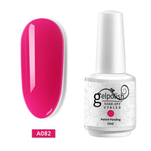 Load image into Gallery viewer, ROHWXY 15ml Uv Gel Nail Polish Top Uv Led Gel Nail Art Varnish Hybrid Soak Off Gel Lacquer Lucky Nail Paint Gel Polish Gellak