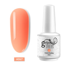 Load image into Gallery viewer, ROHWXY 15ml Uv Gel Nail Polish Top Uv Led Gel Nail Art Varnish Hybrid Soak Off Gel Lacquer Lucky Nail Paint Gel Polish Gellak