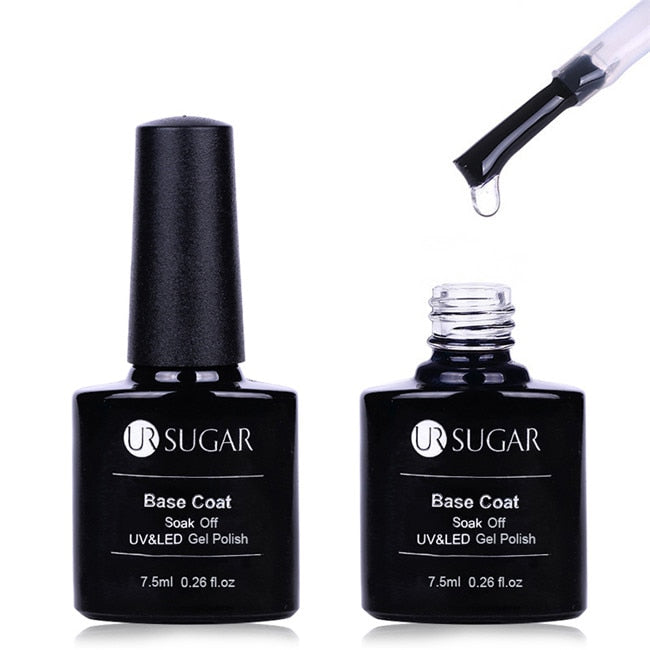 UR SUGAR Rainbow Thermal Color Changing Gel Nail Polish Holographic Glitter Temperature Soak Off UV Gel Varnish 7.5ml Nail Art
