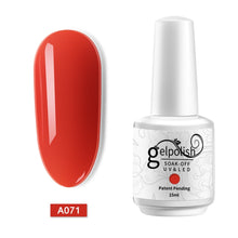 Load image into Gallery viewer, ROHWXY 15ml Uv Gel Nail Polish Top Uv Led Gel Nail Art Varnish Hybrid Soak Off Gel Lacquer Lucky Nail Paint Gel Polish Gellak