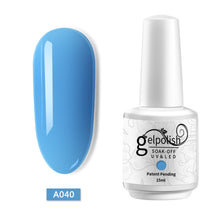 Load image into Gallery viewer, ROHWXY 15ml Uv Gel Nail Polish Top Uv Led Gel Nail Art Varnish Hybrid Soak Off Gel Lacquer Lucky Nail Paint Gel Polish Gellak