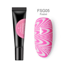 Load image into Gallery viewer, BORN PRETTY Nail Stamping Gel Polish 8ml Black White Stamp Print Oil UV Gel Lacquer Soak Off Varnish for Nail Art Stamping Plate