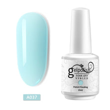 Load image into Gallery viewer, ROHWXY 15ml Uv Gel Nail Polish Top Uv Led Gel Nail Art Varnish Hybrid Soak Off Gel Lacquer Lucky Nail Paint Gel Polish Gellak