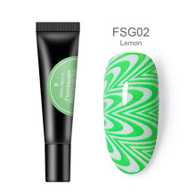 Load image into Gallery viewer, BORN PRETTY Nail Stamping Gel Polish 8ml Black White Stamp Print Oil UV Gel Lacquer Soak Off Varnish for Nail Art Stamping Plate