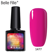 Load image into Gallery viewer, Belle Fille Base and Top Coat Gel Nail Polish UV 10ml Transparent Soak Off Primer Gel Polish Gel Lacquer Nail Art Manicure