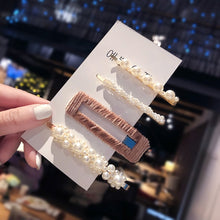 Load image into Gallery viewer, Ins Fashion 1Set Women Girls Elegant Pearls Hair Clips Sweet Headwear Hair Ornament Hairpins Barrettes Headband Hair Accessories