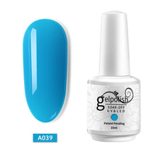 Load image into Gallery viewer, ROHWXY 15ml Uv Gel Nail Polish Top Uv Led Gel Nail Art Varnish Hybrid Soak Off Gel Lacquer Lucky Nail Paint Gel Polish Gellak