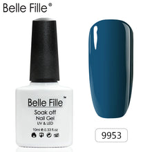 Load image into Gallery viewer, Belle Fille Base and Top Coat Gel Nail Polish UV 10ml Transparent Soak Off Primer Gel Polish Gel Lacquer Nail Art Manicure