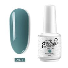 Load image into Gallery viewer, ROHWXY 15ml Uv Gel Nail Polish Top Uv Led Gel Nail Art Varnish Hybrid Soak Off Gel Lacquer Lucky Nail Paint Gel Polish Gellak