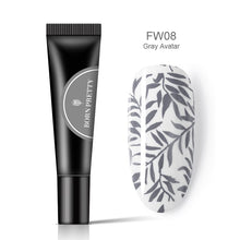 Load image into Gallery viewer, BORN PRETTY Nail Stamping Gel Polish 8ml Black White Stamp Print Oil UV Gel Lacquer Soak Off Varnish for Nail Art Stamping Plate