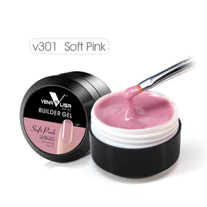 2019 New Products Wholesale Nail Gel CANNI Nail Extension Gels Thick Builder Gel Natural Camouflage UV Gel 15ml manicure led