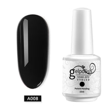 Load image into Gallery viewer, ROHWXY 15ml Uv Gel Nail Polish Top Uv Led Gel Nail Art Varnish Hybrid Soak Off Gel Lacquer Lucky Nail Paint Gel Polish Gellak