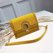 Load image into Gallery viewer, Women Crossbody Bag dull polish Sling with Metal chain