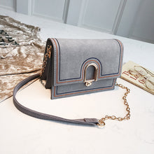 Load image into Gallery viewer, Women Crossbody Bag dull polish Sling with Metal chain