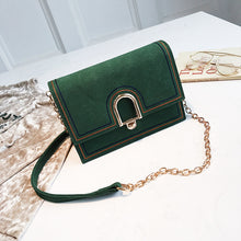 Load image into Gallery viewer, Women Crossbody Bag dull polish Sling with Metal chain