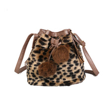Load image into Gallery viewer, Plush Drawstring Crossbody Bag durable soft Fashion for Women