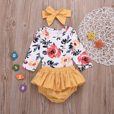 Baby Girls Soft Cotton Clothing Sets