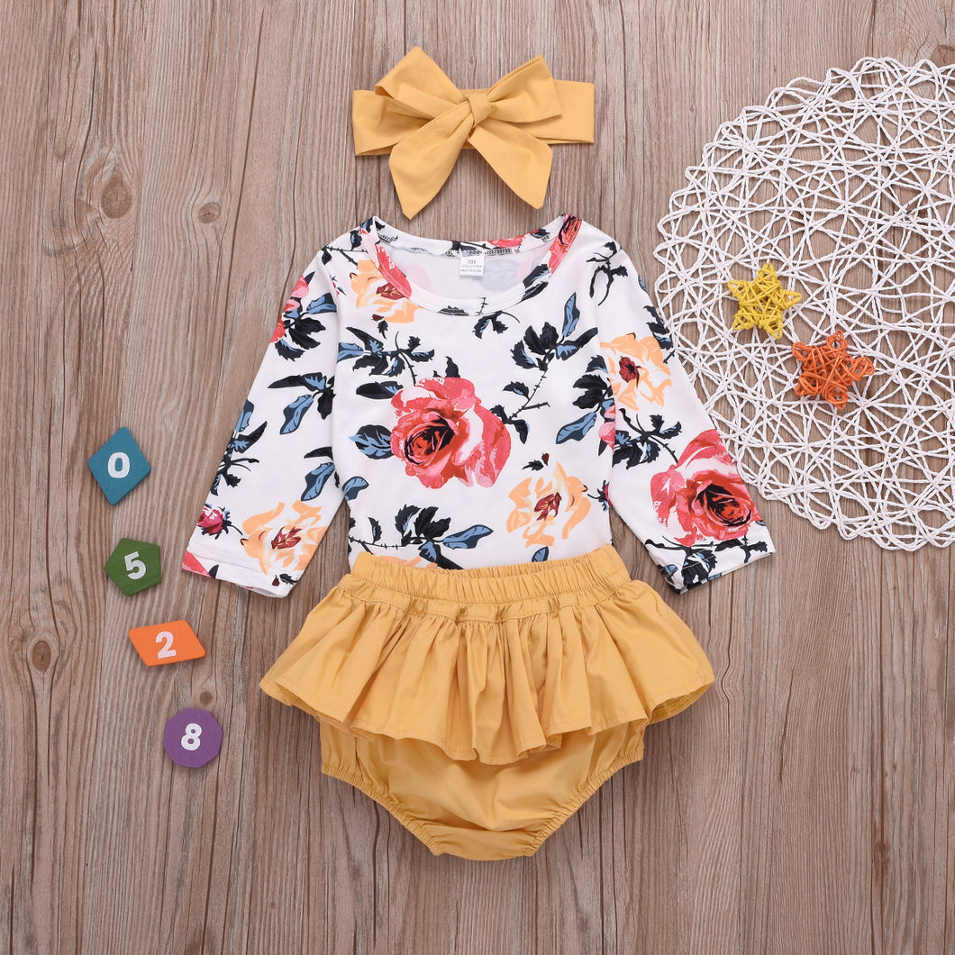 Baby Girls Soft Cotton Clothing Sets