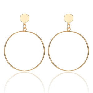 Fashion Statement Earrings 2018 Big Geometric earrings For Women Hanging Dangle Earrings Drop Earing modern Jewelry