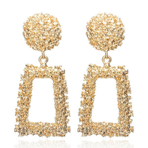 Fashion Statement Earrings 2018 Big Geometric earrings For Women Hanging Dangle Earrings Drop Earing modern Jewelry