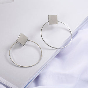 Fashion Statement Earrings 2018 Big Geometric earrings For Women Hanging Dangle Earrings Drop Earing modern Jewelry