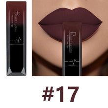 Load image into Gallery viewer, Hot Sales Waterproof Nude Matte Velvet Glossy Lip Gloss Lipstick Lip Balm Sexy Red Lip Tint 21 Colors Women Fashion Makeup Gift