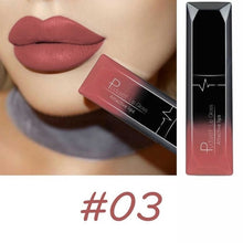 Load image into Gallery viewer, Pudaier Waterproof Liquid Lip Gloss Metallic Matte Lipstick For Lips Cosmetic Sexy Batom Mate Lip Tint Makeup Lasting Lipgloss