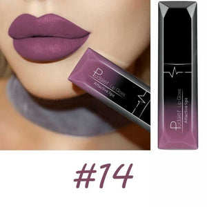 Pudaier Waterproof Liquid Lip Gloss Metallic Matte Lipstick For Lips Cosmetic Sexy Batom Mate Lip Tint Makeup Lasting Lipgloss