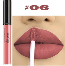 Load image into Gallery viewer, Professional Makeup Velvet Nude Lip gloss Waterproof Liquid Matte Lipstick Long lasting Black Lipstick Set Korean Cosmetics
