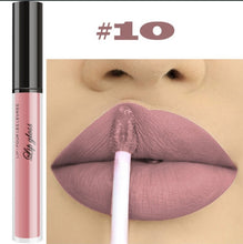 Load image into Gallery viewer, Professional Makeup Velvet Nude Lip gloss Waterproof Liquid Matte Lipstick Long lasting Black Lipstick Set Korean Cosmetics