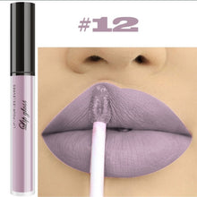 Load image into Gallery viewer, Professional Makeup Velvet Nude Lip gloss Waterproof Liquid Matte Lipstick Long lasting Black Lipstick Set Korean Cosmetics