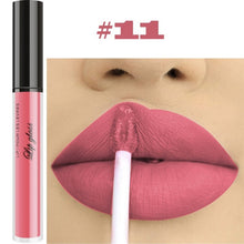 Load image into Gallery viewer, Professional Makeup Velvet Nude Lip gloss Waterproof Liquid Matte Lipstick Long lasting Black Lipstick Set Korean Cosmetics
