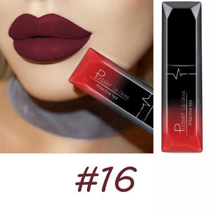 Pudaier Waterproof Liquid Lip Gloss Metallic Matte Lipstick For Lips Cosmetic Sexy Batom Mate Lip Tint Makeup Lasting Lipgloss