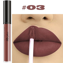 Load image into Gallery viewer, Professional Makeup Velvet Nude Lip gloss Waterproof Liquid Matte Lipstick Long lasting Black Lipstick Set Korean Cosmetics