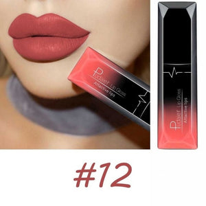 Pudaier Waterproof Liquid Lip Gloss Metallic Matte Lipstick For Lips Cosmetic Sexy Batom Mate Lip Tint Makeup Lasting Lipgloss