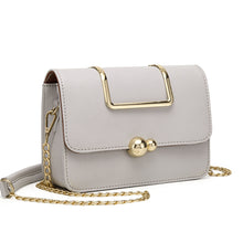 Load image into Gallery viewer, Women Vintage magnetic snap metal frame Crossbody Bag with Gold chain
