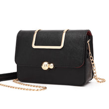 Load image into Gallery viewer, Women Vintage magnetic snap metal frame Crossbody Bag with Gold chain