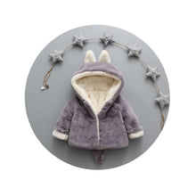 Load image into Gallery viewer, Children&#39;s Cotton Soft Thicken Solid Fleece Coat