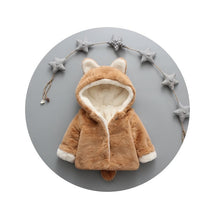 Load image into Gallery viewer, Children&#39;s Cotton Soft Thicken Solid Fleece Coat