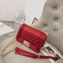 Load image into Gallery viewer, Synthetic Leather One Strap Solid Pattern Women Crossbody Bag