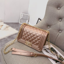 Load image into Gallery viewer, Synthetic Leather One Strap Solid Pattern Women Crossbody Bag