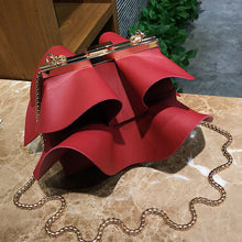 Load image into Gallery viewer, Women Fashion Ruffles Leather Crossbody Bag
