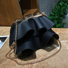 Load image into Gallery viewer, Women Fashion Ruffles Leather Crossbody Bag