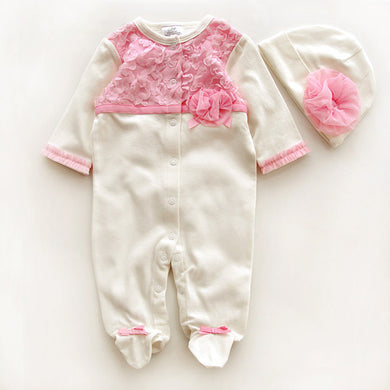 Baby Cotton Solid Jumpsuit