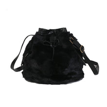Load image into Gallery viewer, Plush Drawstring Crossbody Bag durable soft Fashion for Women