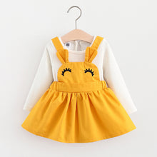 Load image into Gallery viewer, Baby Girls Cotton One-piece Dress