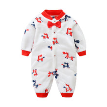 Load image into Gallery viewer, Baby Flannel Polyester Jumpsuit