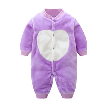 Load image into Gallery viewer, Baby Flannel Polyester Jumpsuit