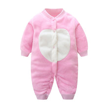 Load image into Gallery viewer, Baby Flannel Polyester Jumpsuit